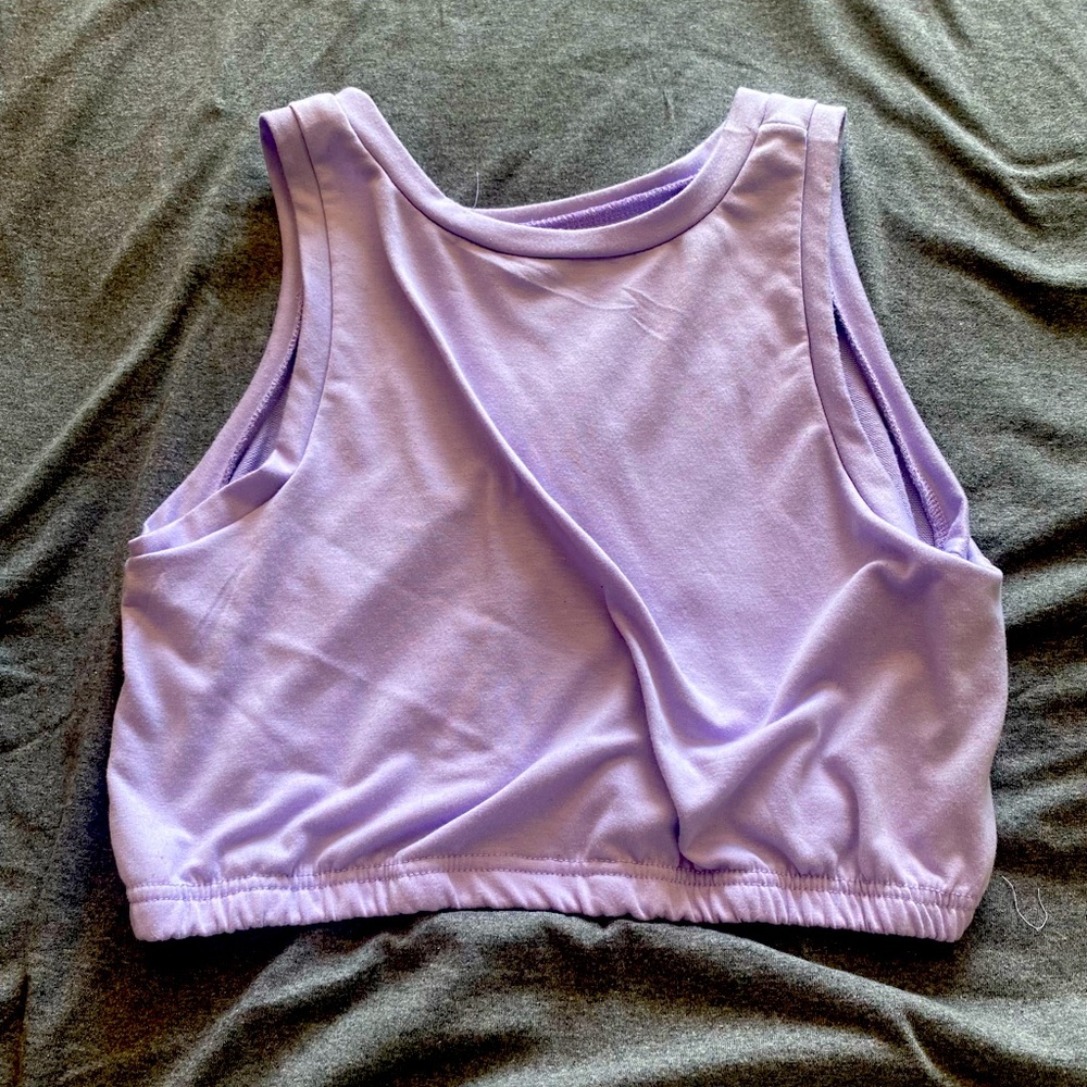 Purple Crop Top